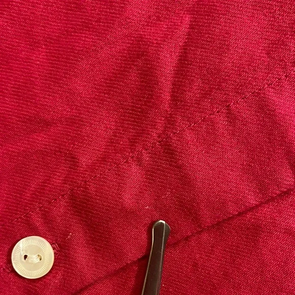 Eileen Fisher Pink Organic Cotton Twill Classic Collar Button Down Shirt Size L - Picture 10 of 12